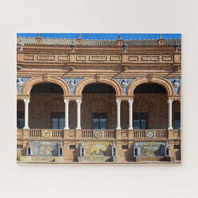 Plaza de Espana Seville Jigsaw Puzzle (Horizontal)