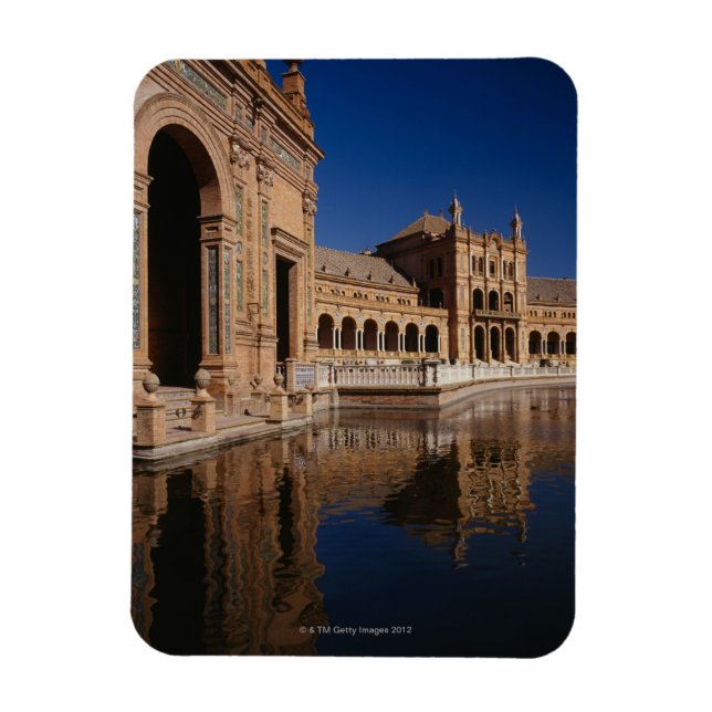 Plaza de Espana, Seville, Spain Magnet (Vertical)
