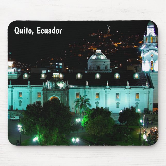 Plaza de la Independencia, Quito, Ecuador Mouse Pad (Front)
