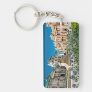 Plaza de Mayo Buenos Aires Argentina Watercolor Key Ring