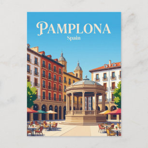 Plaza del Castillo Spain Postcard
