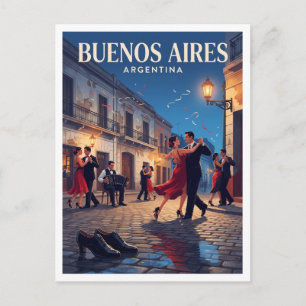 Plaza Dorrego, San Telmo, Buenos Aires Argentina Postcard