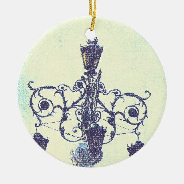Plaza Light Ceramic Tree Decoration (Front)