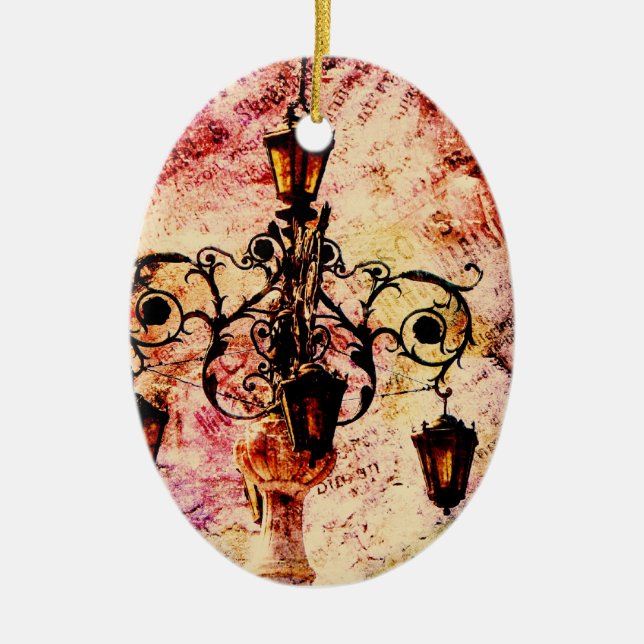 Plaza Light Ceramic Tree Decoration (Front)