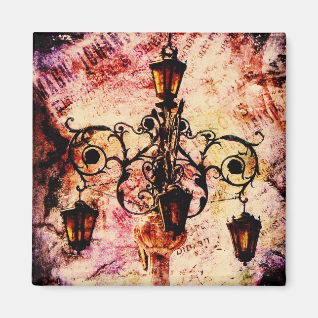 Plaza Light Magnet (Front)