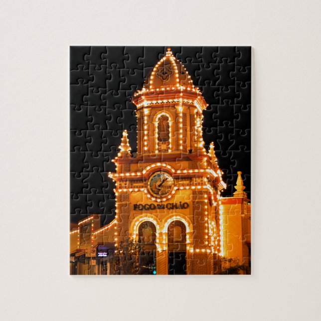 Plaza Lights Jigsaw Puzzle (Vertical)