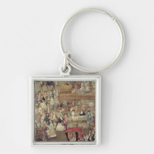 Plaza Mayor in Mexico, detail of the Market Key Ring