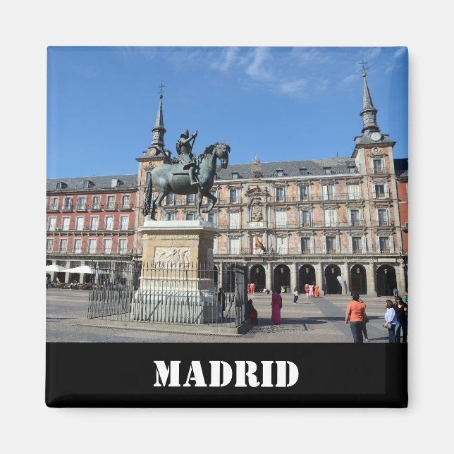 Plaza Mayor, Madrid Magnet (Front)
