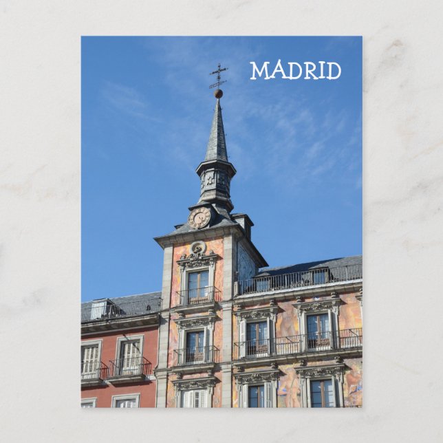 Plaza Mayor, Madrid Postcard (Front)