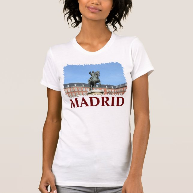 Plaza Mayor Madrid, Spain T-Shirt (Front)