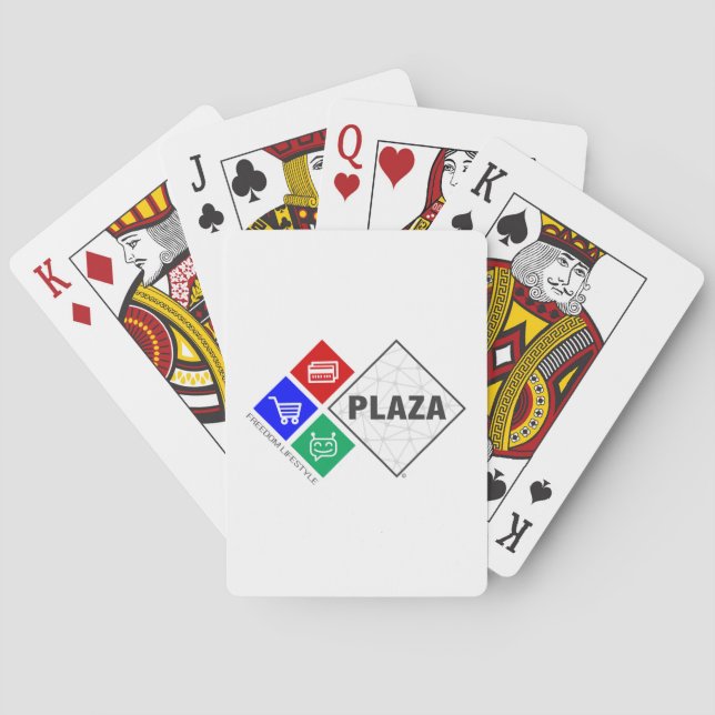 Plaza Playing Cards, Standard Index faces Playing Cards (Back)