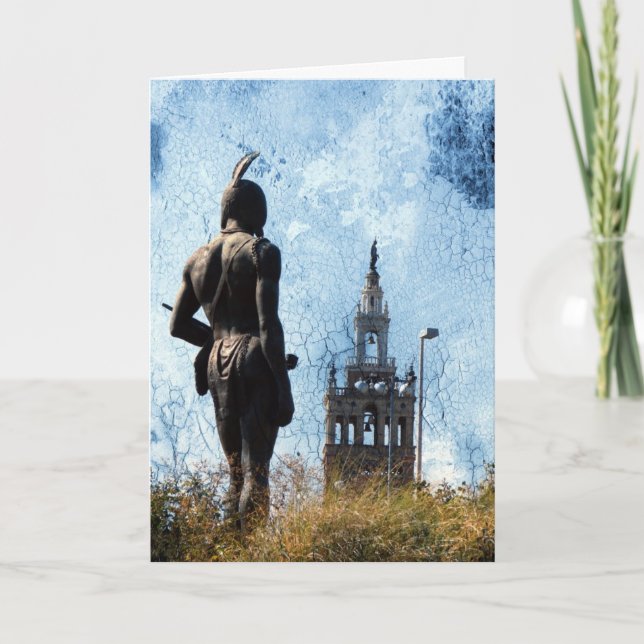 Plaza View, Birthday Card (Front)