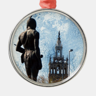 Plaza View Metal Tree Decoration