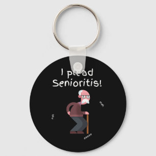 Plead Senioristis. Old Senior Man Woman Aging Alzh Key Ring