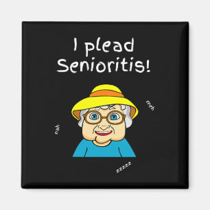 Plead Senioristis. Old Senior Man Woman Aging Alzh Magnet