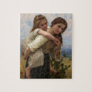 Pleasant Burden by William Adolphe Bouguereau Jigsaw Puzzle