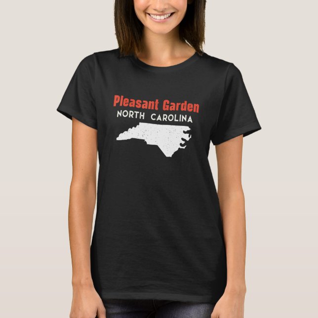 Pleasant Garden North Carolina USA State America T T-Shirt (Front)