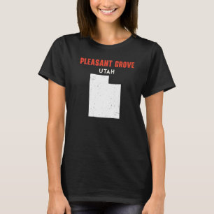 Pleasant Grove Utah USA State America Travel Utaha T-Shirt