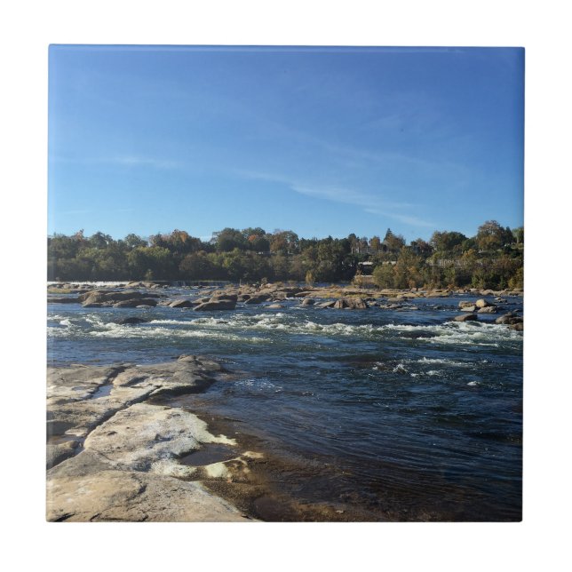 Pleasant James River Ceramic Tile (Front)