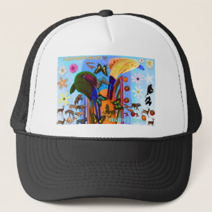 PLEASANT PEASANTS ALBUM COVER TRUCKER HAT