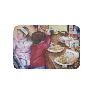 Pleasant Picnic, Mexico Bath Mat