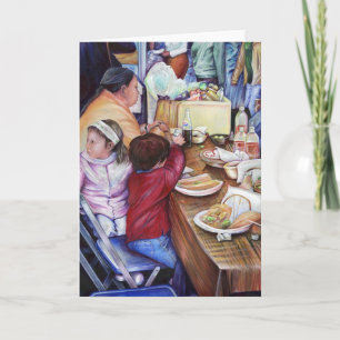 Pleasant Picnic, Mexico Greeting Card