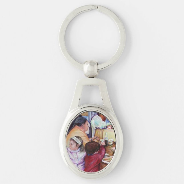 Pleasant Picnic, Mexico Key Ring (Front)