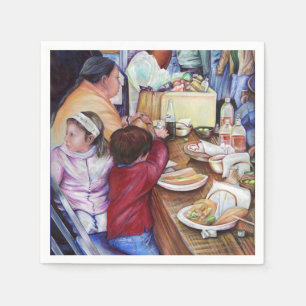 Pleasant Picnic, Mexico Napkin