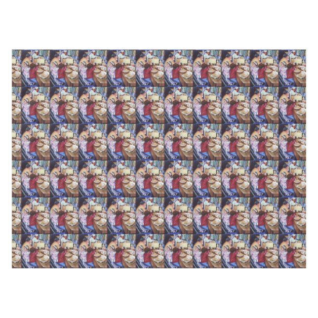 Pleasant Picnic, Mexico Tablecloth (Front (Horizontal))