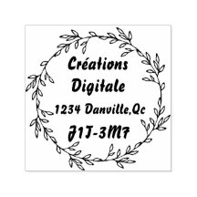 Pleasant round auto-ink pad