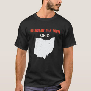 Pleasant Run Farm Ohio USA State America Travel Oh T-Shirt