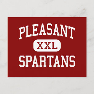 Pleasant - Spartans - Middle School - Marion Ohio Postcard