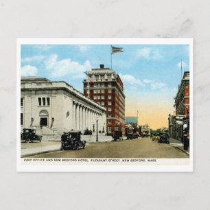 Pleasant St., New Bedford, MA Vintage Postcard