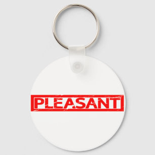 Pleasant Stamp Key Ring
