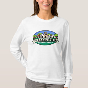Pleasantville Pennsylvania small town lady hoodie T-Shirt