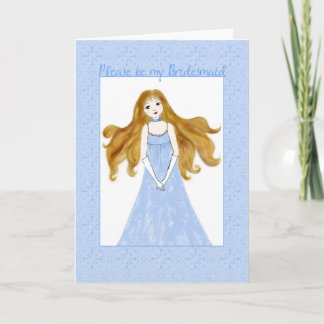 Please be my bridesmaid invitation