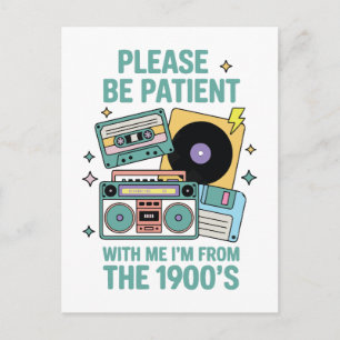 Please be patient with me I'm from the 1900's Postcard