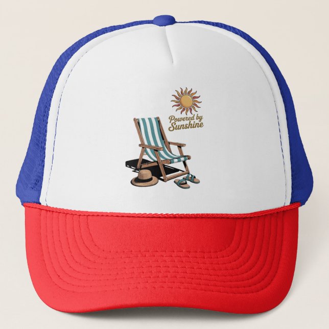 Please Beach Trucker Hat (Front)