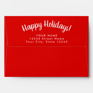 Please deliver to custom Merry Christmas envelopes