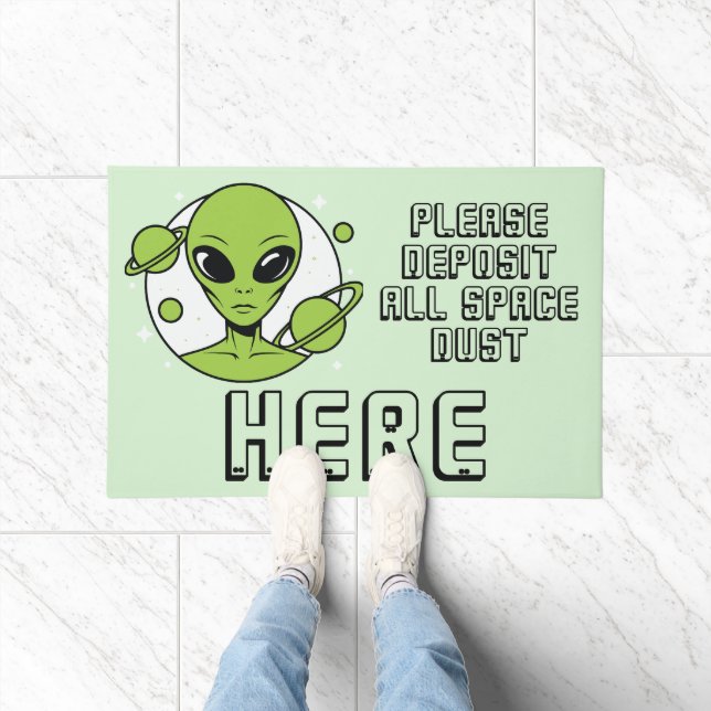 Please Deposit All Space Dust Here Doormat (Indoor)