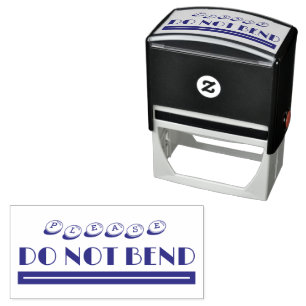 please DO NOT BEND Self-inking Stamp