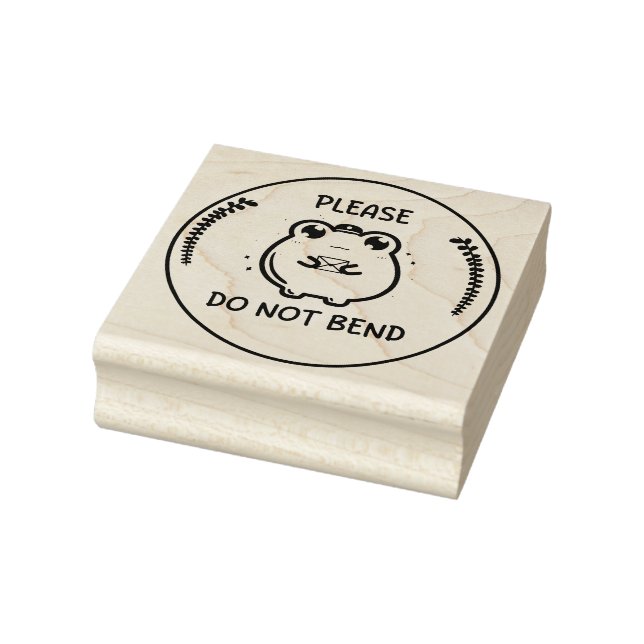 Please do not bend stamp, frog stamp design, Mail (Stamp)