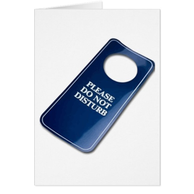 Please do not disturb (Front)