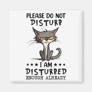 Please Do Not Disturb Sarcasm Funny Refrigerator Magnet