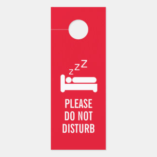 Please do not disturb & service my room big hotel door hanger