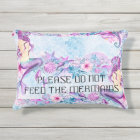 Please Do Not Feed The Mermaids lavender aqua