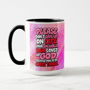 Please don’t give up mug
