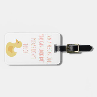 Please Don’t Touch Reborn Doll Car Seat Tag