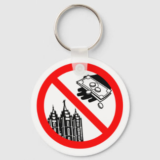 Please Don't Feed the Church Keychain