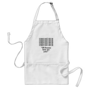 Please Don't See Me Introverted Standard Apron